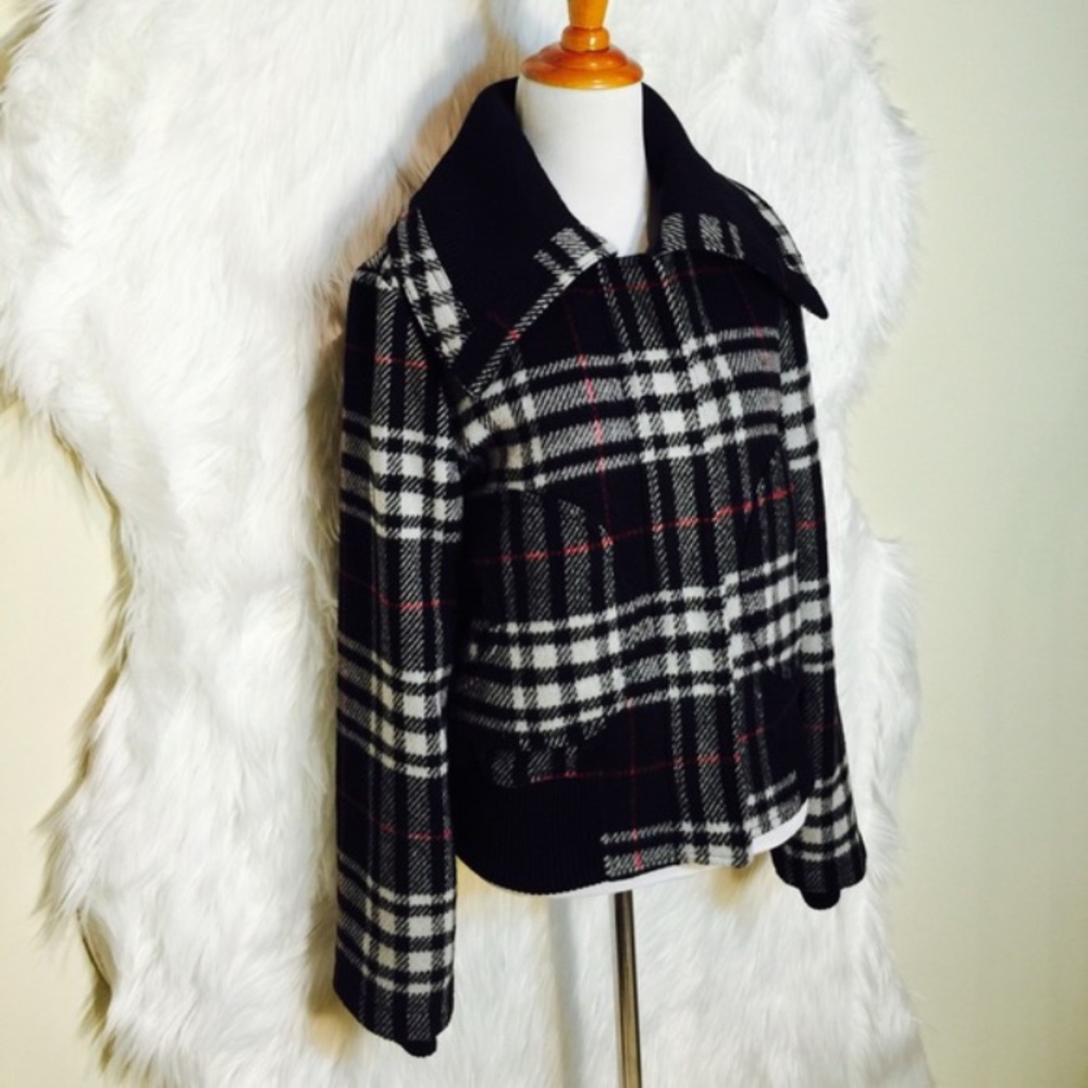 Levi’s plaid bomber jacket